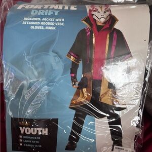 Drift Kids Costume - Black, Gold, Pink